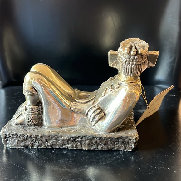Maya Chac Mool Silver Figure Mexico D’Argenta Vintage - Picture 4 of 12